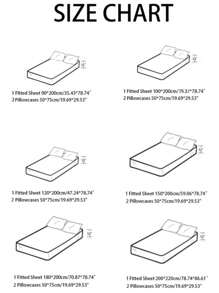 3入組肌膚友好、刷毛、洗過的平紋床上用品套裝，包括兩個枕套（1張床單和2個枕套），無皺紋和無荧光，適合機洗和裸睡 - 藍色 - 查看 10