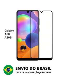 Película de Vidro 3D Compatível com Galaxy A30 / A30S - Transparente - Visão 1