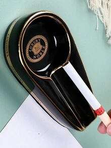 1 件黑色雪茄煙灰缸 - 黑色 - 查看 1