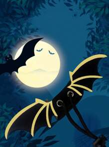 1套革製背帶,配翅膀和胸/背部繩索,適合蜥蜴變色龍的室內外使用 - 金色 - 查看 4