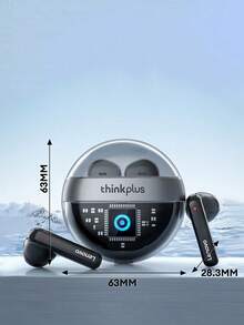 联想 T40 半入耳式游戏低延迟音乐防噪音运动耳机 - 黑色 - 查看 8