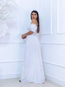Women Dresses - 白色 - 查看 4