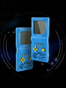 1入經典俄羅斯條形手持遊戲機，大屏幕，復古老式口袋遊戲玩家 - 藍色 - 查看 2