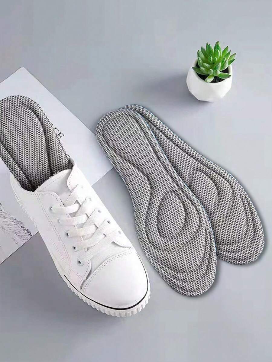 1對納米按摩鞋墊 - 足球灰