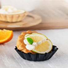 1個不沾可拆式水果派模具（請檢查尺寸）,烘焙工具烤盤披薩盤,底部可拆式不沾且邊緣帶波浪形