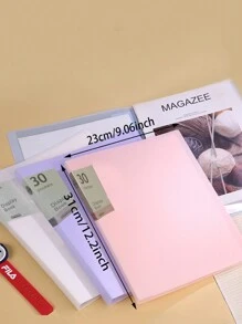 1入組素色擴展文件夾，簡單多層便攜式手風琴文件夾，、學生、文件存儲 - 白色 - 查看 3