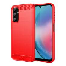 全新手机壳兼容三星 Galaxy A25 5G/A24/A23E/A23/A22E/A22/A21S/A21/A20S/A20E/A20/A14/A13/A12 Nacho/A11/A10S/A10E/A10/A04S/A04E/A03S/A03 Core/A02S/A02/A01/A Quantum TPU 软橡胶壳手机壳 - 拉丝纹理、按键灵敏、全包边更高 - 紅色 - 查看 1