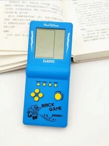 1入經典俄羅斯條形手持遊戲機，大屏幕，復古老式口袋遊戲玩家 - 藍色 - 查看 8