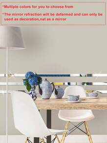 10pcs Reflective Acrylic Long Hollow-Carved Design Decorative Lines Shaped Mirror Stickers, Self-Designed 3D Art Decals For Living Room, Bathroom, Home Office Walls Vinyl Decal, Stickers,Wall Decal, Vinyl Decal For Home Decoration Mirror Wall Wall Decor Room Decor Wall Mirror Mirror For Room Bathroom Decor Living Room Decor