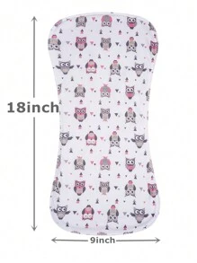 5pcs Baby Burp Cloth Set - Pink - View 3