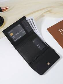 SOUTHLAND&KANGAROO 紫色字母时尚零钱包小号双折女士钱包迷你轻便简约时尚现代商务周年纪念情人节生日礼物情侣礼物女孩礼物女士礼物女包学校用品学校宿舍和返校礼物女士钱包小钱包