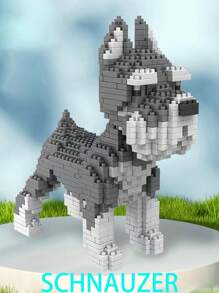 1 hộp Của 880 cái DIY Thú cưng Hình dạng Mô-đun xây dựng , Có chịu được Và Cuộc họp , Có thể A Thư giãn Thích hợp Đối với Chó Người yêu Như Sưu tầm người mẫu , Hoàn hảo Đối với Bàn Trang trí , Cũng A Tuyệt vời Sự lựa chọn Như Sưu tầm Qủa tặng Đối với Cặp đôi , Ngày trẻ em , Giáng sinh , Sinh nhật , Và - Màu Xám nhạt - Xem 7