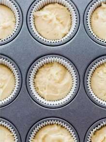 DeTODO Tray Mold For 12 Cupcakes Muffins Non-Stick Pastry - Xám - Xem 5