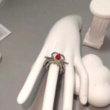 Halloween Europe And America Style Spider Ring - Multicolor - View 2
