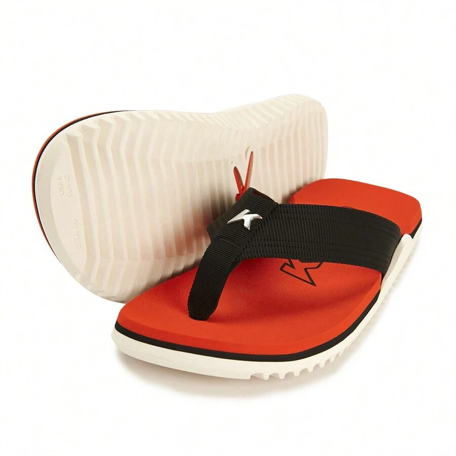 Kenner Men Flip Flops & Slides - Naranja Quemada - Ver 1