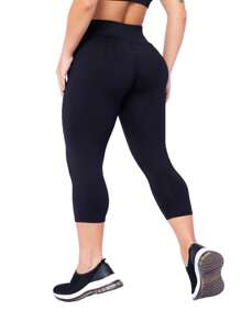 Women Sports Pants - 黑色 - 查看 2