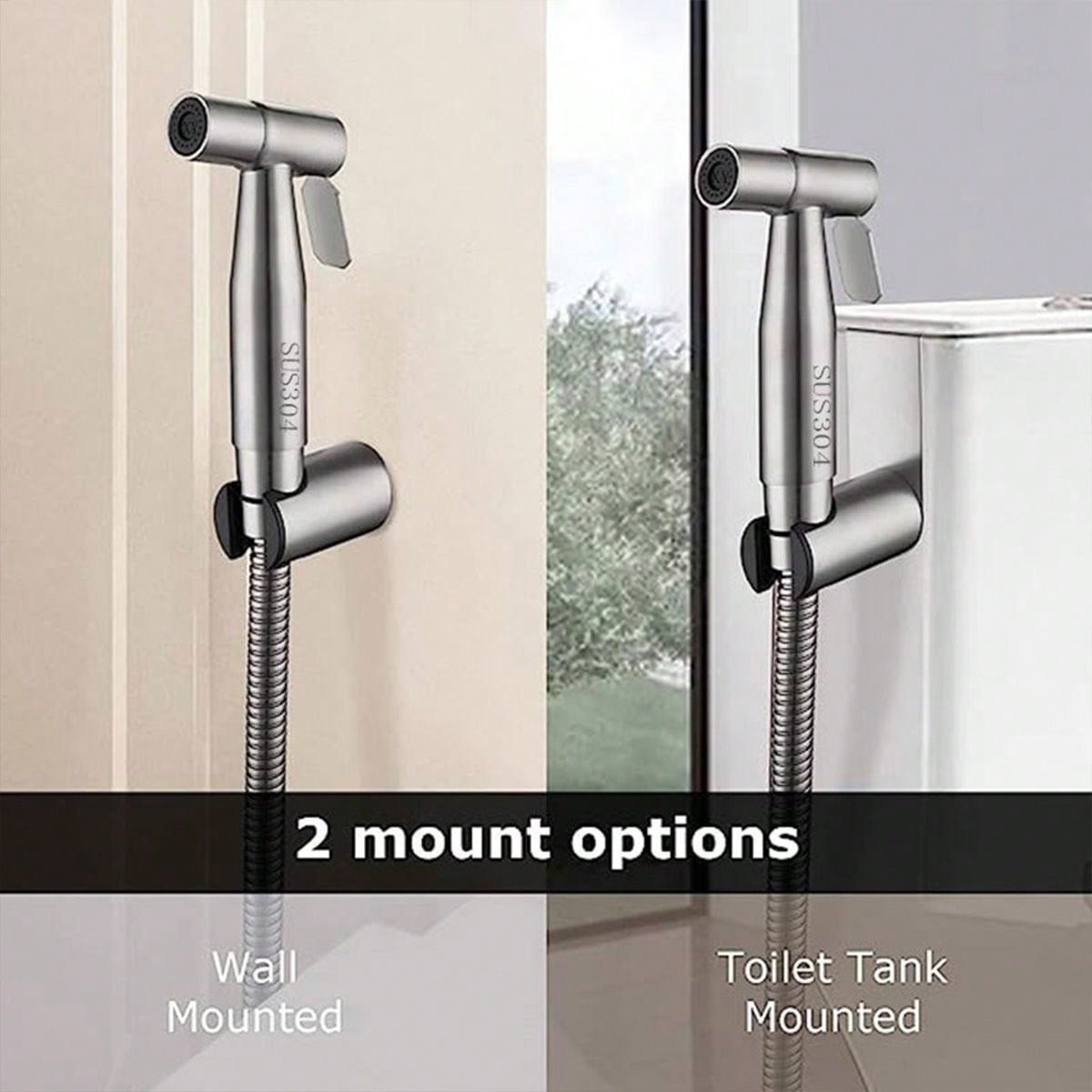 Stainless Steel Toilet Companion Set - Toilet Bidet, Handheld Bidet ...