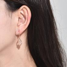 PHNIBIRD Hook 925 Silver Earrings 18K Golden Earrings for Party Birthday - Type B - View 3