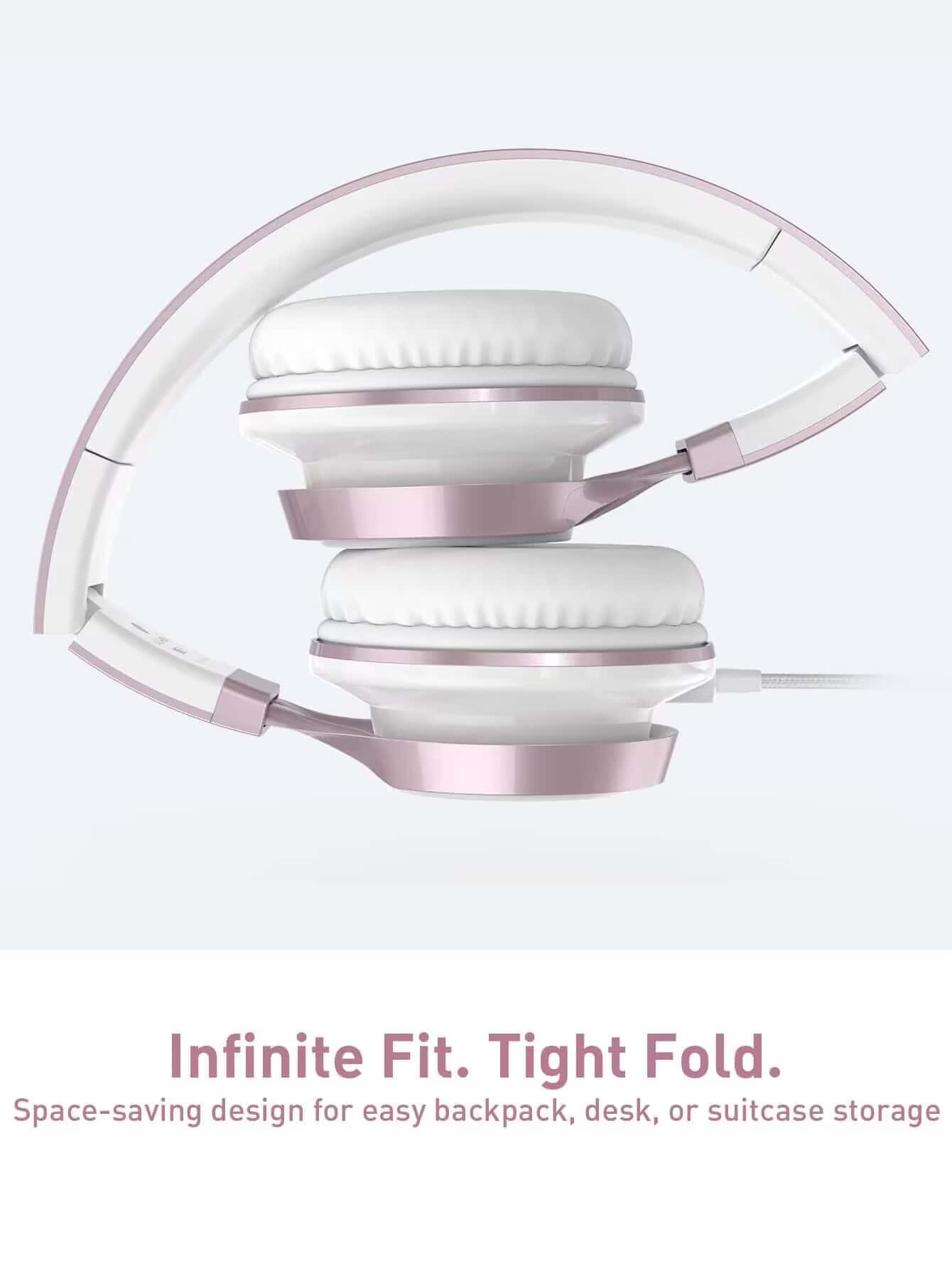 1pc Wired Headphones With Microphone For Chromebook Laptop Computer