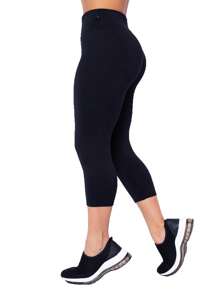 Women Sports Pants - 黑色 - 查看 3