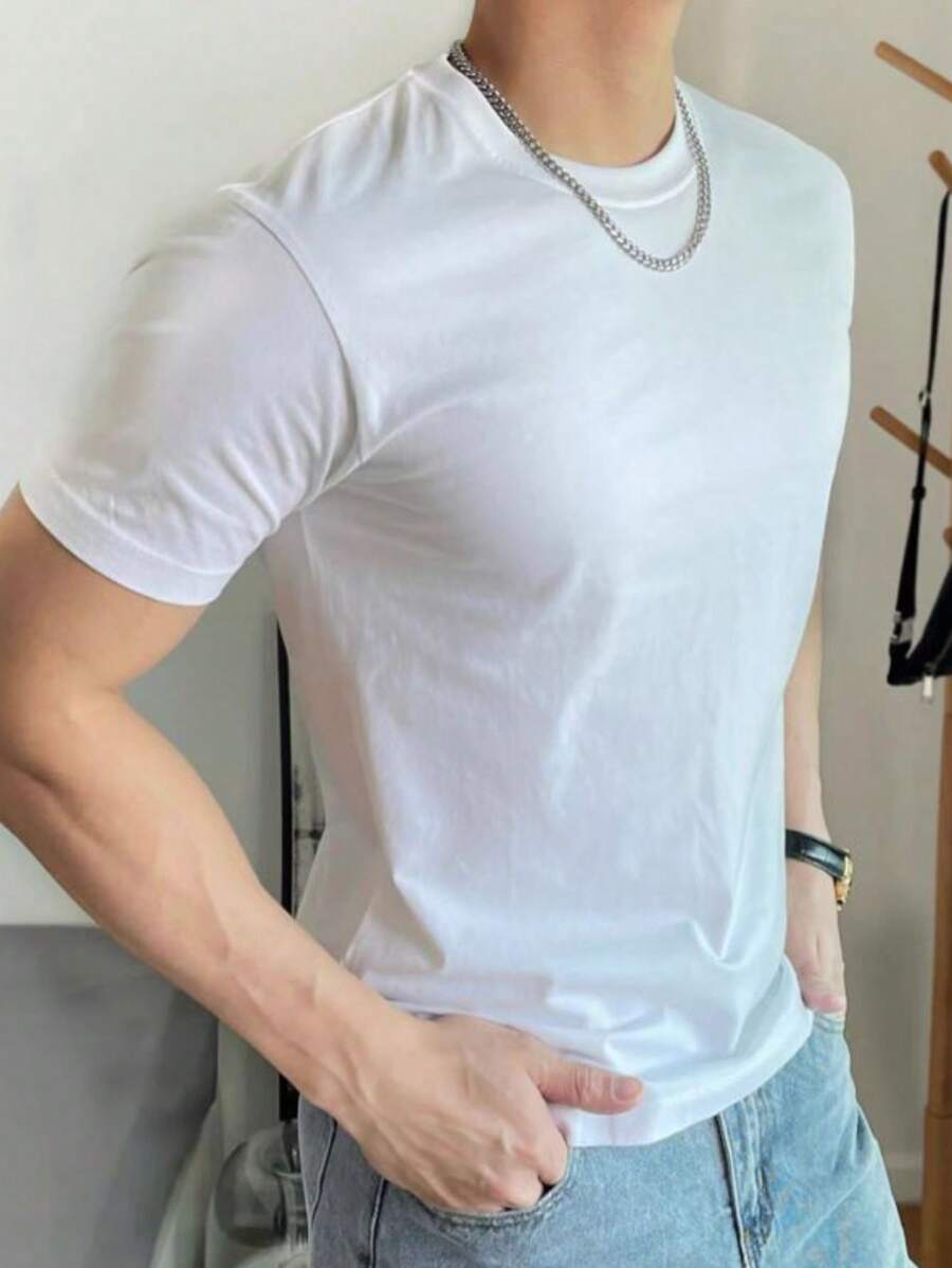 Men T-Shirts - 白色 - 查看 1