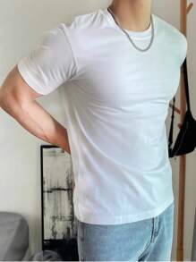 Men T-Shirts - 白色 - 查看 2