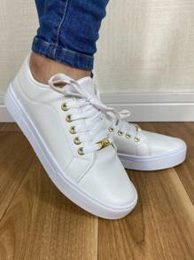 Women Casual Shoes - 白色 - 查看 2