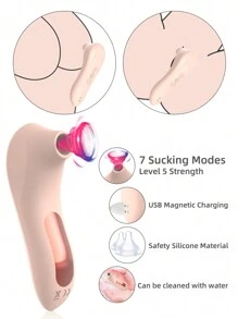 Vibradores de succión del clítoris Punto de estimulación del clítoris Vibrador de succión del clítoris para mujeres adultas Juguetes eróticos de succión sexual, Succión del pezón con 7 frecuencias Succionador de clítoris Vibe Vibradores sexuales para mujeres, Vibrador de succión oral pequeño para mujeres Succionador de clítoris para mujeres Juguetes sexuales de placer para adultos