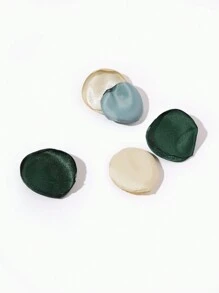 200pcs Mixed Color Artificial Silk Organza Rose Petals For Diy Wedding Party Decoration - Multicolor - View 4