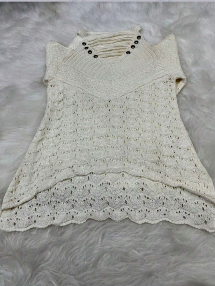 Women Sweaters - 白色 - 查看 1