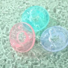 1pc Liquid Silicone Pacifier For Baby, Super Soft And Nano Silver Coated, Mimic The Shape Of Mother's Nipple, Teeth Development, Quick Wholesale Order For Newborns' & Babies' Comfort Pacifier - Green - View 6