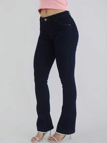 Women Pants - Màu xanh hải quân - Xem 3