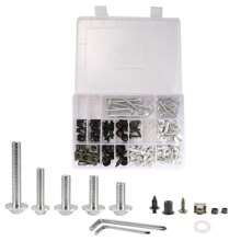 194入組通用機車m5 M6車身螺絲固定件套裝,適用於巡洋車、卡斯拉車、咖啡賽車、老派學院風、越野巡遊、摩托車等 - 紅色 - 查看 9