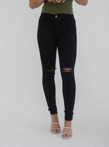 Women Pants - 黑色 - 查看 2