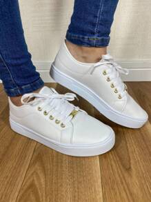 Women Casual Shoes - 白色 - 查看 3