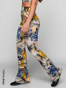 MVB Modas Women Pants - Mustard Yellow - View 2