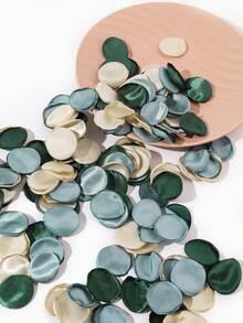 200pcs Mixed Color Artificial Silk Organza Rose Petals For Diy Wedding Party Decoration - Multicolor - View 2