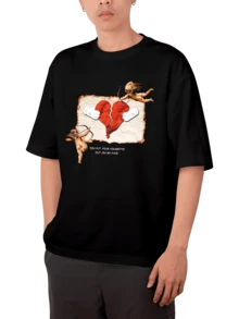 Men T-Shirts - 黑色 - 查看 1