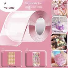 Kit De Bricolaje De Juguete Blando Nanogel Con Pegatina De Descompresión Y Cinta Adhesiva - Multicolor - Ver 1