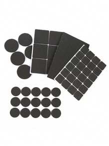 48pcs/set 2.8cm Diameter Free Cut Anti-slip Quiet Eva Table & Chair Foot Pad For Floor Protection - Grey - View 4