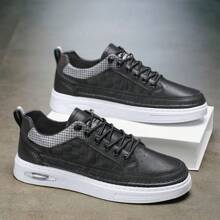 舒服的運動鞋,時尚休閒鞋適合男士,方便工作鞋和跑步鞋,透氣流行百搭運動鞋 - 黑色 - 查看 10