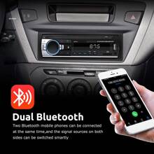 Auto Estereo Mp3 Reproductor 1 Din Con Bluetooth Y Auxiliar Para Auto JSD-520 Lite - 1 Din - Ver 2