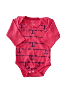 Baby Boys Bodysuits - Xanh đậm - Xem 3