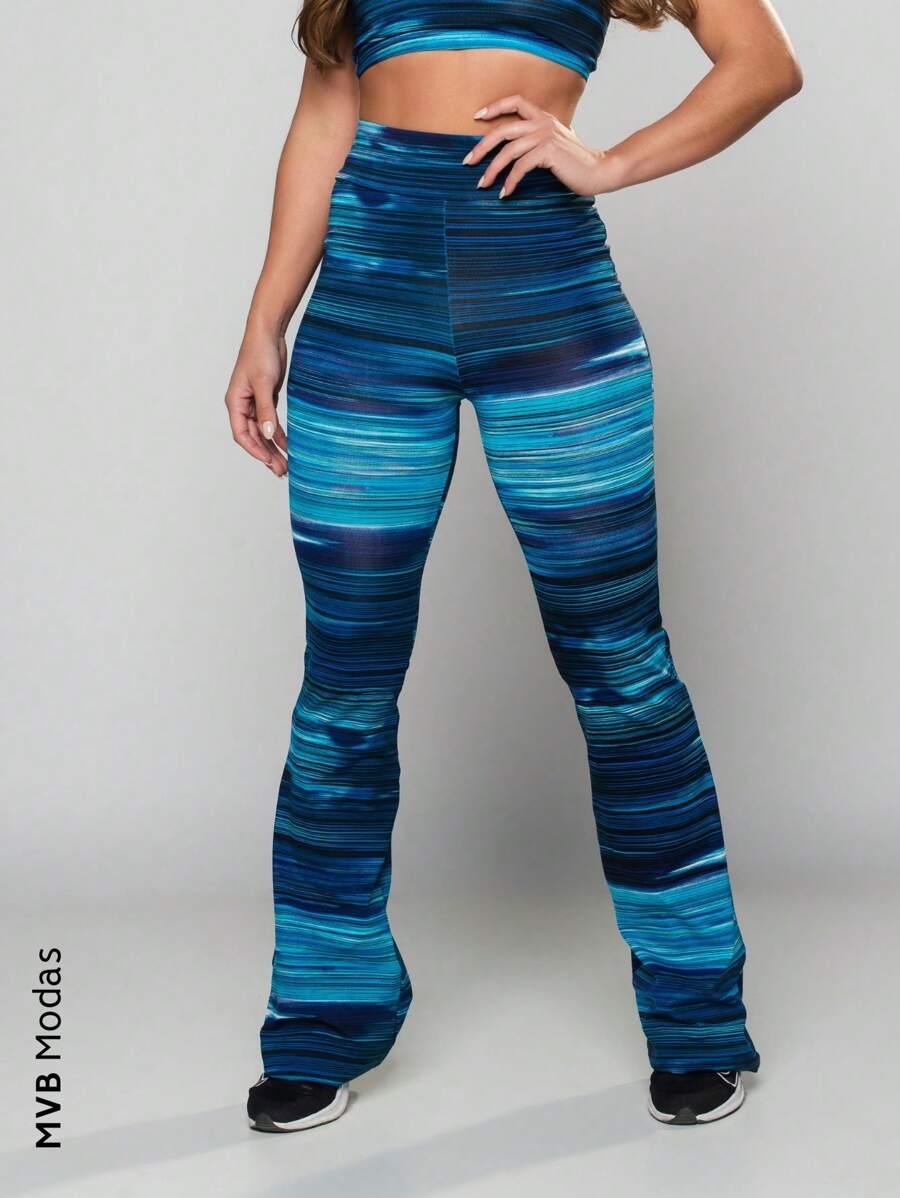 MVB Modas Women Pants - Blue and White - View 1
