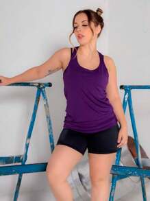 Women Sports Tees & Tanks - Morado - Ver 1