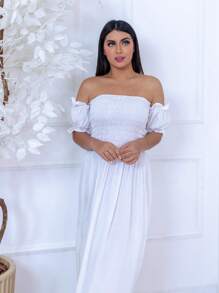 Women Dresses - 白色 - 查看 6