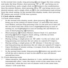 1pc Simplistic Led Mirror Clock Digital Clock With Temperature Display, Voice Control And Time Display, Temperature Meter, Plug In, For Students And Home Use - Black - View 8