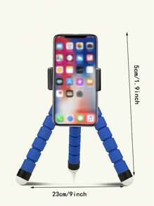 Gậy chụp ảnh tự sướng 1pc có giá đỡ ba chân - Màu xanh lam - Xem 6