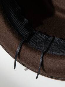 Mũ Fedora Nữ - Cà phê nâu - Xem 5
