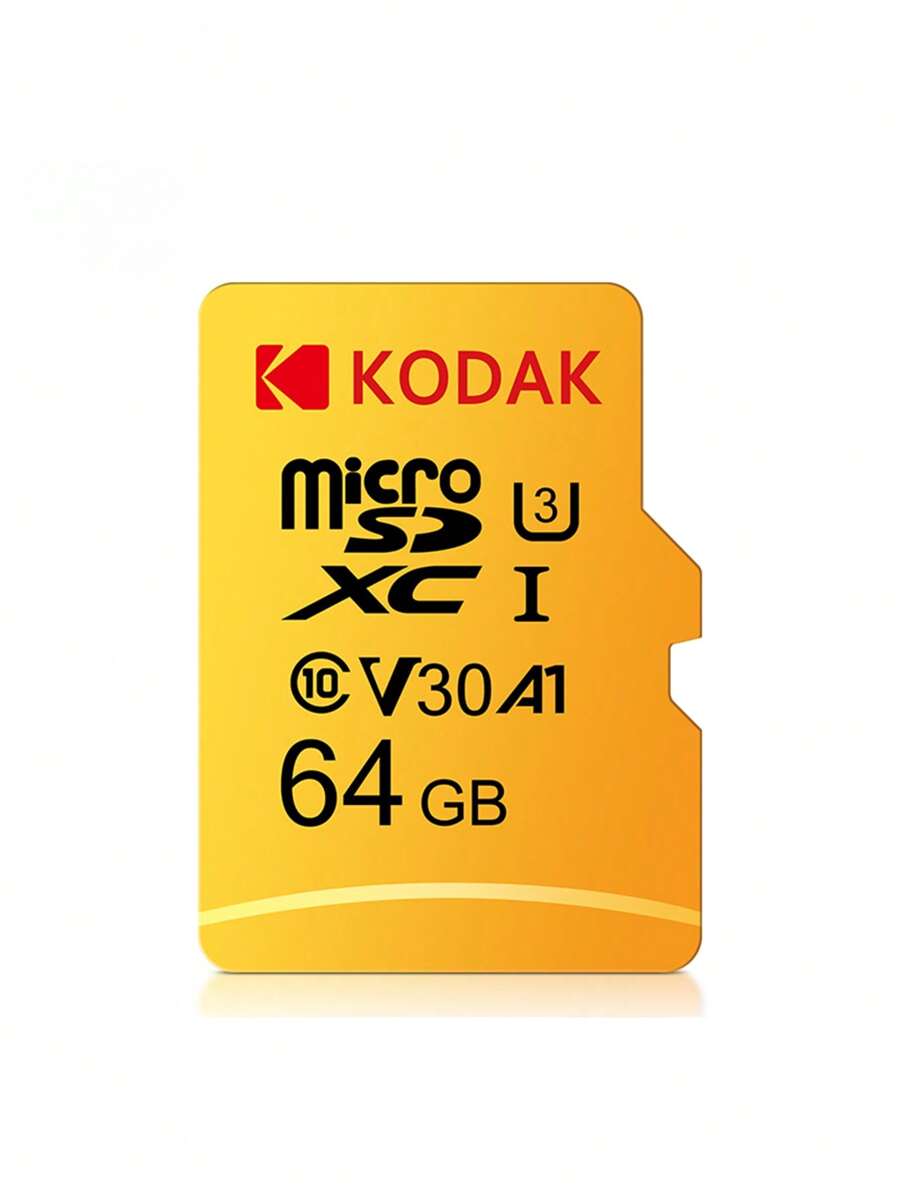 Kodak KODAK U3 Micro SDHC SDXC Card TF Flash Card UHS-I V30 Class10 Memory Card 64GB For Phone Drone Car